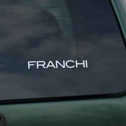 Franchi Logo Decal, White